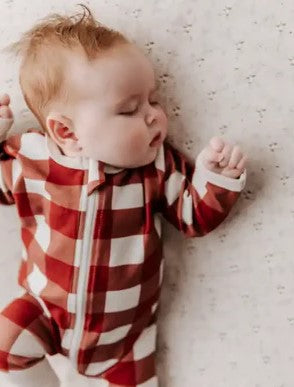 "Christmas" - Bencer & Hazelnut - Gingham Zip Suit