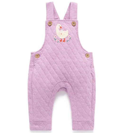 "Purebaby" - Quilted Overall - Goose