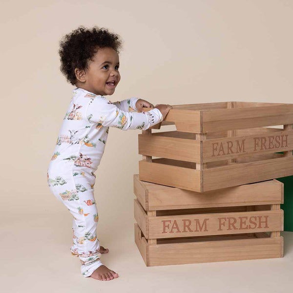 "Snuggle Hunny Kids" - Growsuits - Farm