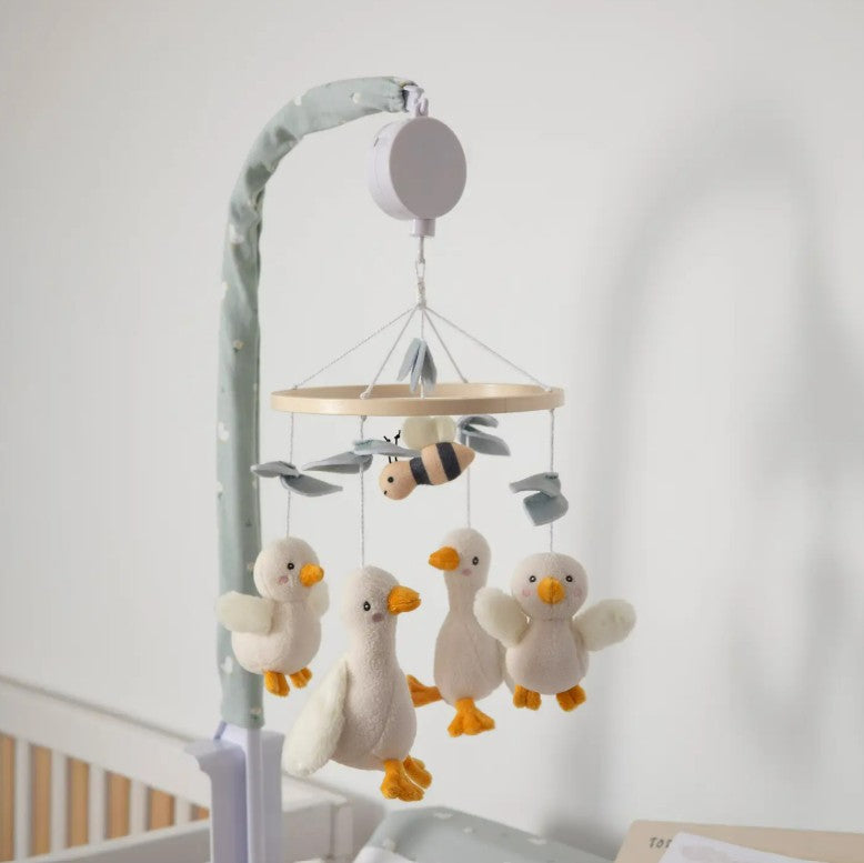 "The Living Textiles Company" - Musical Mobile Set - Goosey Goosey