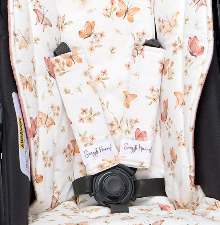 "Snuggle Hunny" - Pram Harness Covers (Reversible)