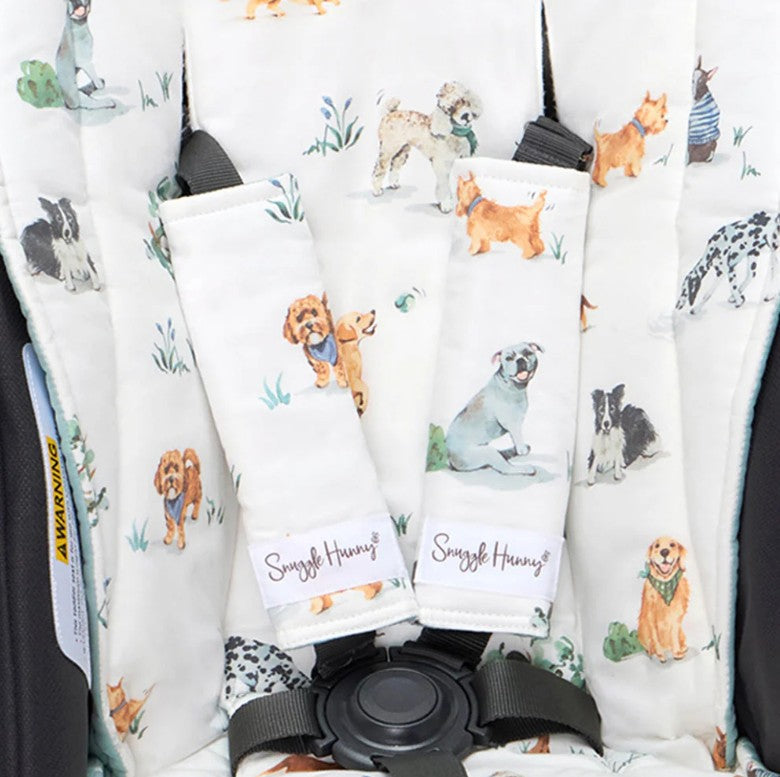 "Snuggle Hunny" - Pram Harness Covers (Reversible)
