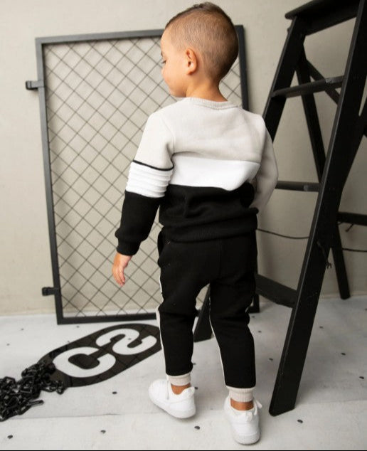 "Cracked Soda" - Havan 2 Piece Crew Set - Oat