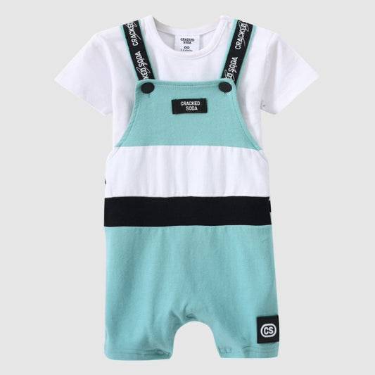 "Cracked Soda" - Huck Overall Set - Wasabi