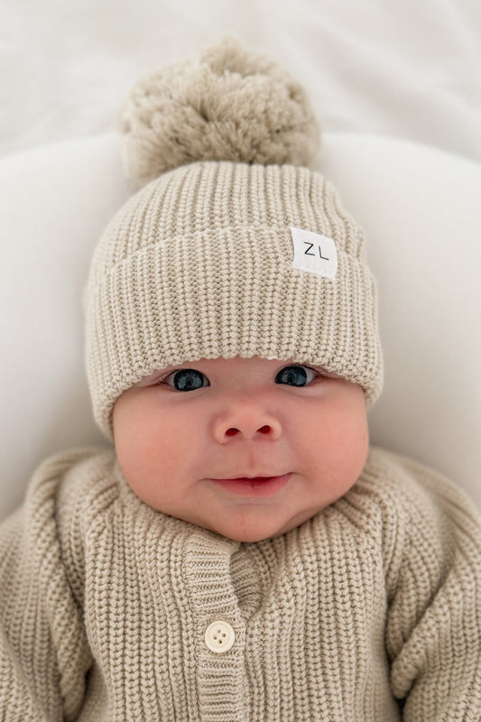 "Ziggy Lou" - Beanie - Moss
