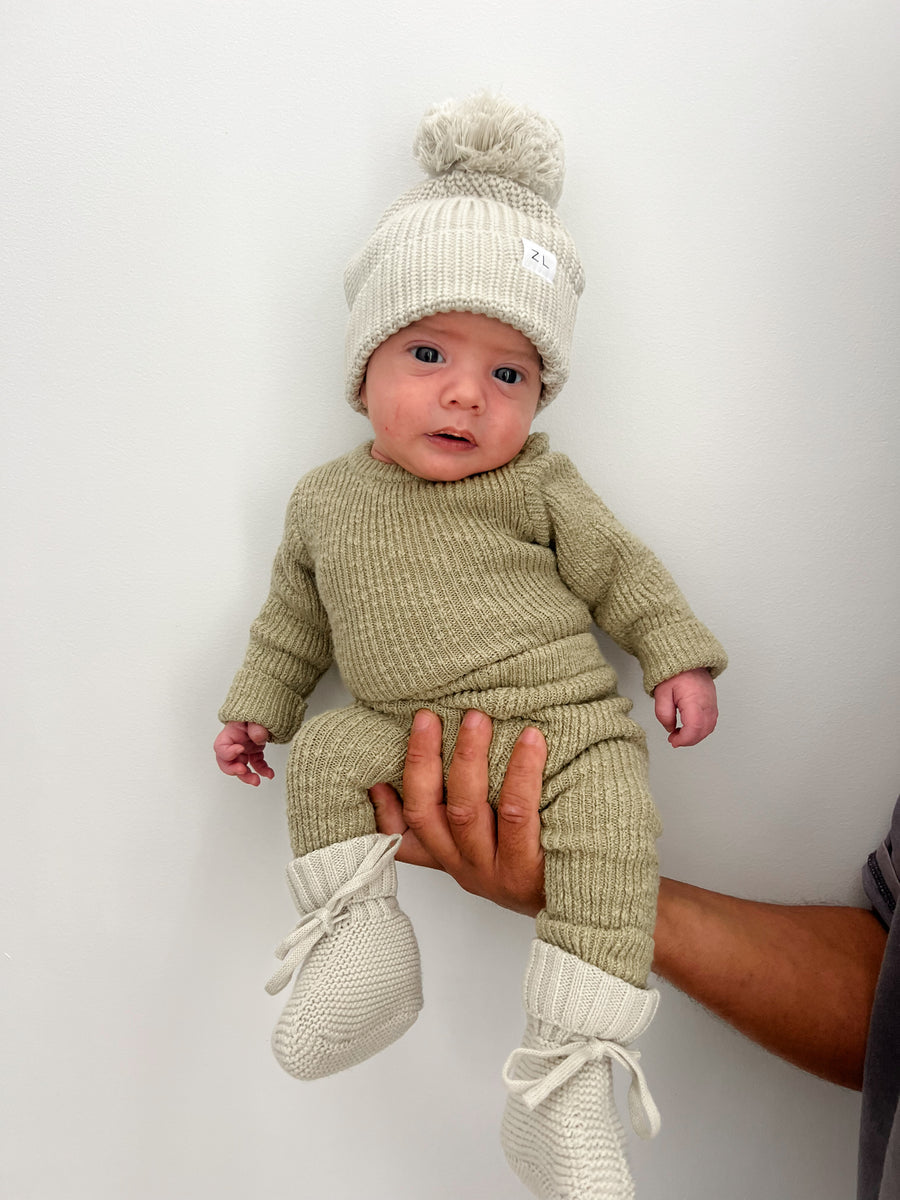"Ziggy Lou" - Beanie - Moss