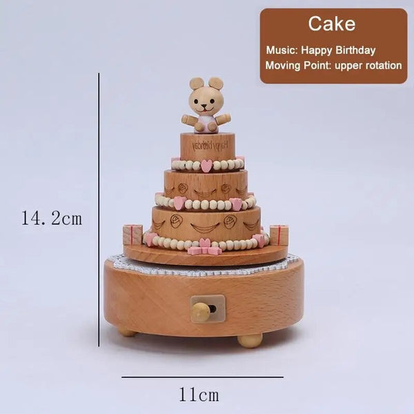 "Wooden Music Box" - Cake