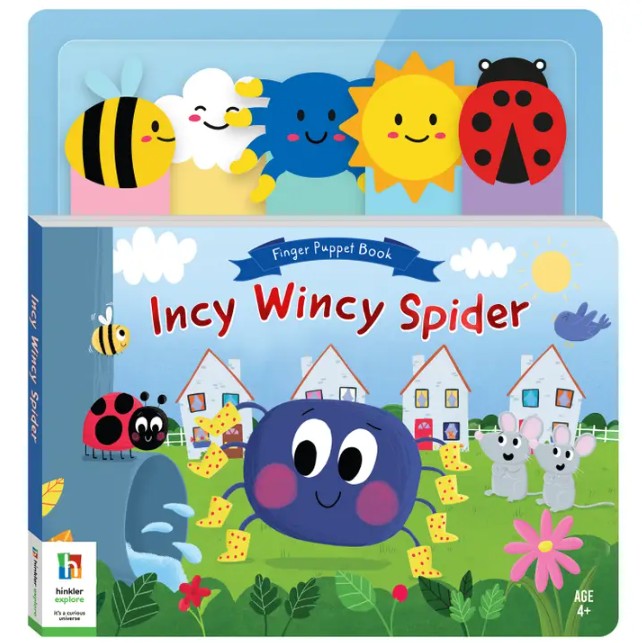 "Hinkler" - Finger Puppet Book - Incy Wincy Spider