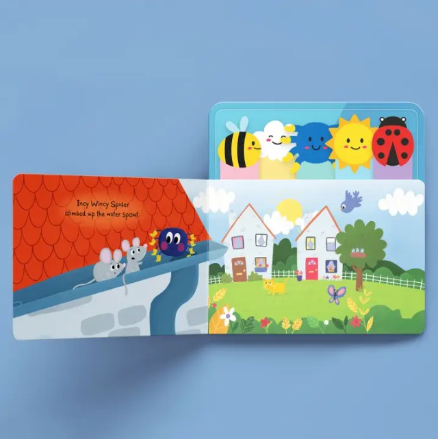"Hinkler" - Finger Puppet Book - Incy Wincy Spider