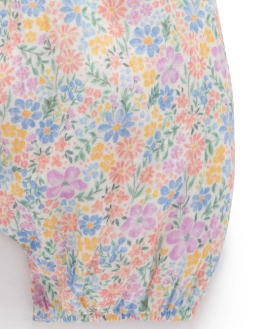 "Purebaby" - Isabella Print Floral Romper