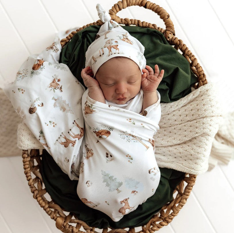 "Snuggle Hunny" - Baby Jersey Wrap Sets