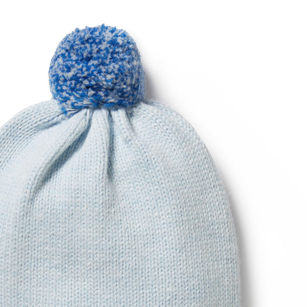"Wilson & Frenchy" - Knitted Beanie - Bluebell Fleck