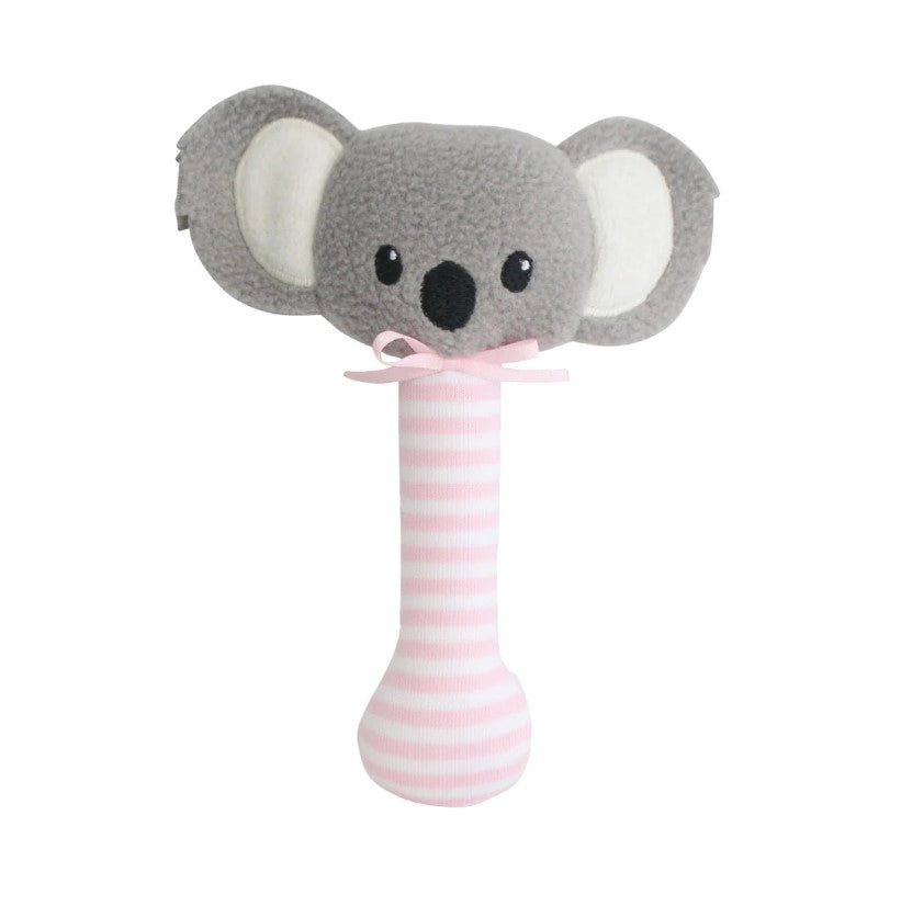 "Alimrose" - Baby Koala Stick Rattles