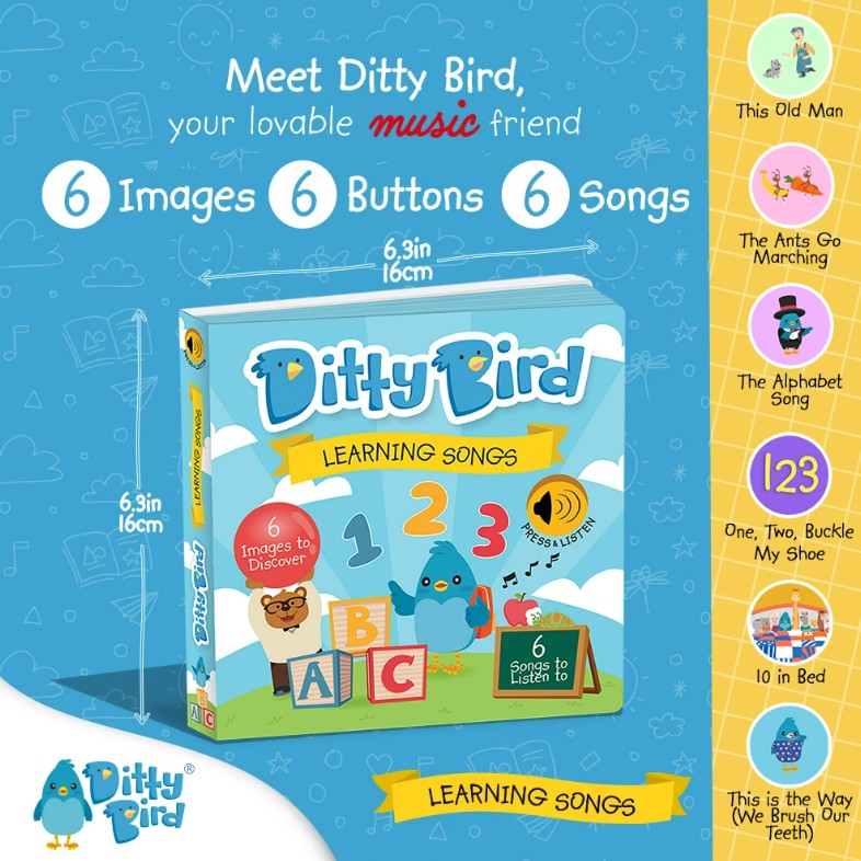 "Ditty Bird" - Sound Books - Learning Songs