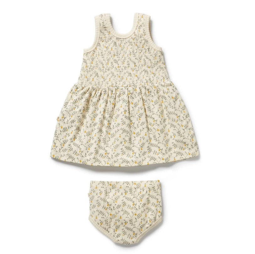 "Wilson & Frenchy" - Lemon Leaf Dress Set