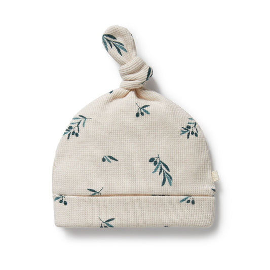 "Wilson & Frenchy" - Little Olive - Waffle Knot Beanie