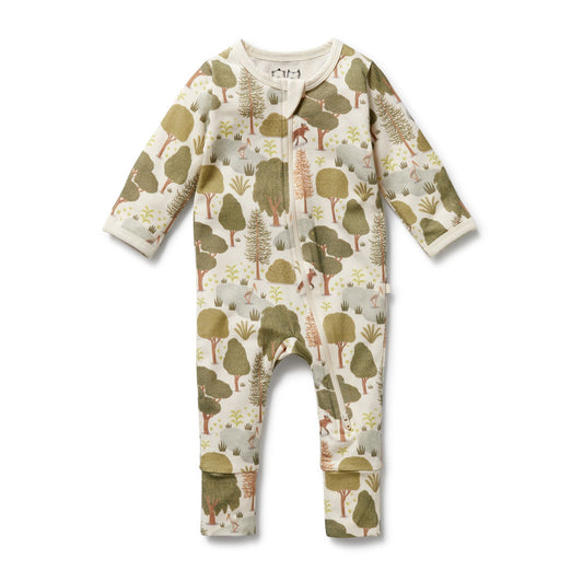 "Wilson & Frenchy" - Little Trees Organic Zipsuit w/feet
