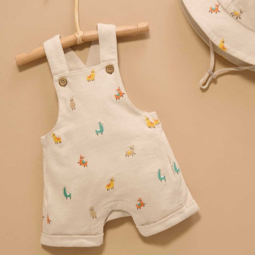 "Purebaby" - Llama Broderie Overall