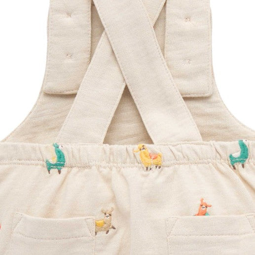 "Purebaby" - Llama Broderie Overall