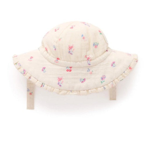 "Purebaby" - Marigold Ruffle Sunhat