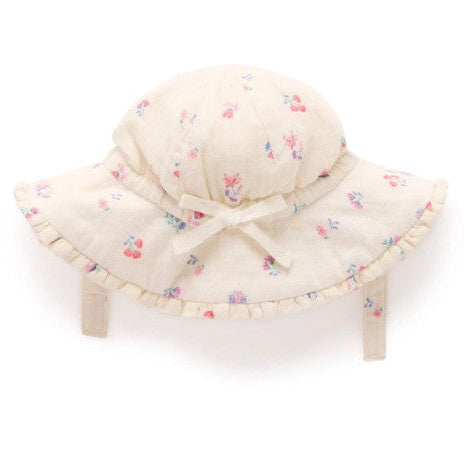 "Purebaby" - Marigold Ruffle Sunhat