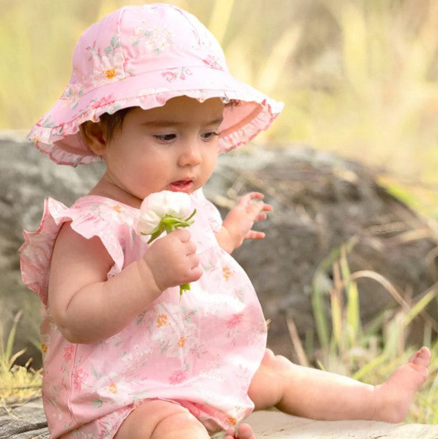 "Toshi" - Matilda Romper - Desert Rose Blossom