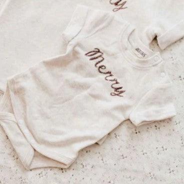 "Christmas" - Bencer & Hazelnut Merry Bodysuit