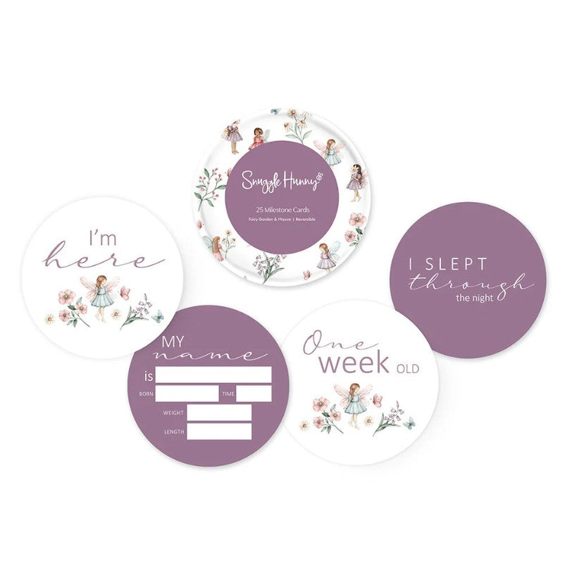 "Snuggle Hunny" - Reversible Milestone Cards