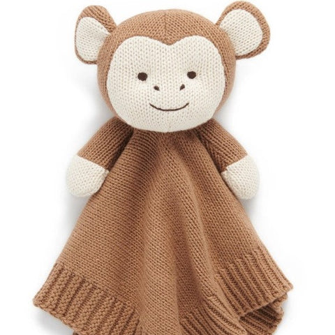 "Purebaby" - Knitted Comforter - Monkey