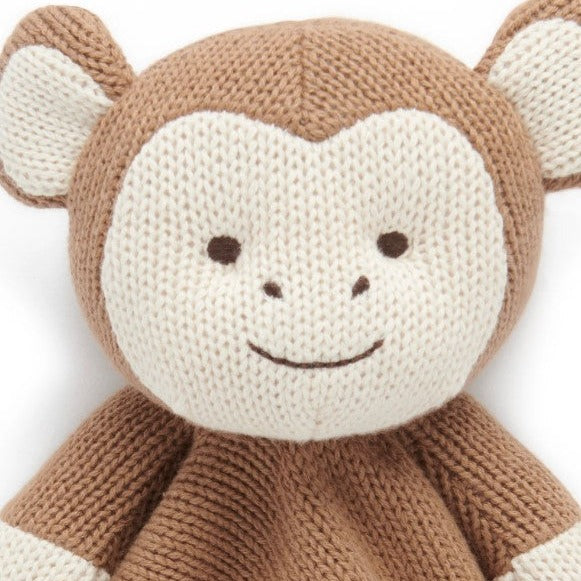 "Purebaby" - Knitted Comforter - Monkey