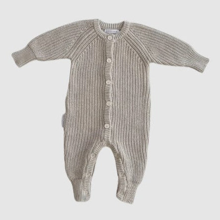 "Ziggy Lou" - Classic Knit Romper - Moss