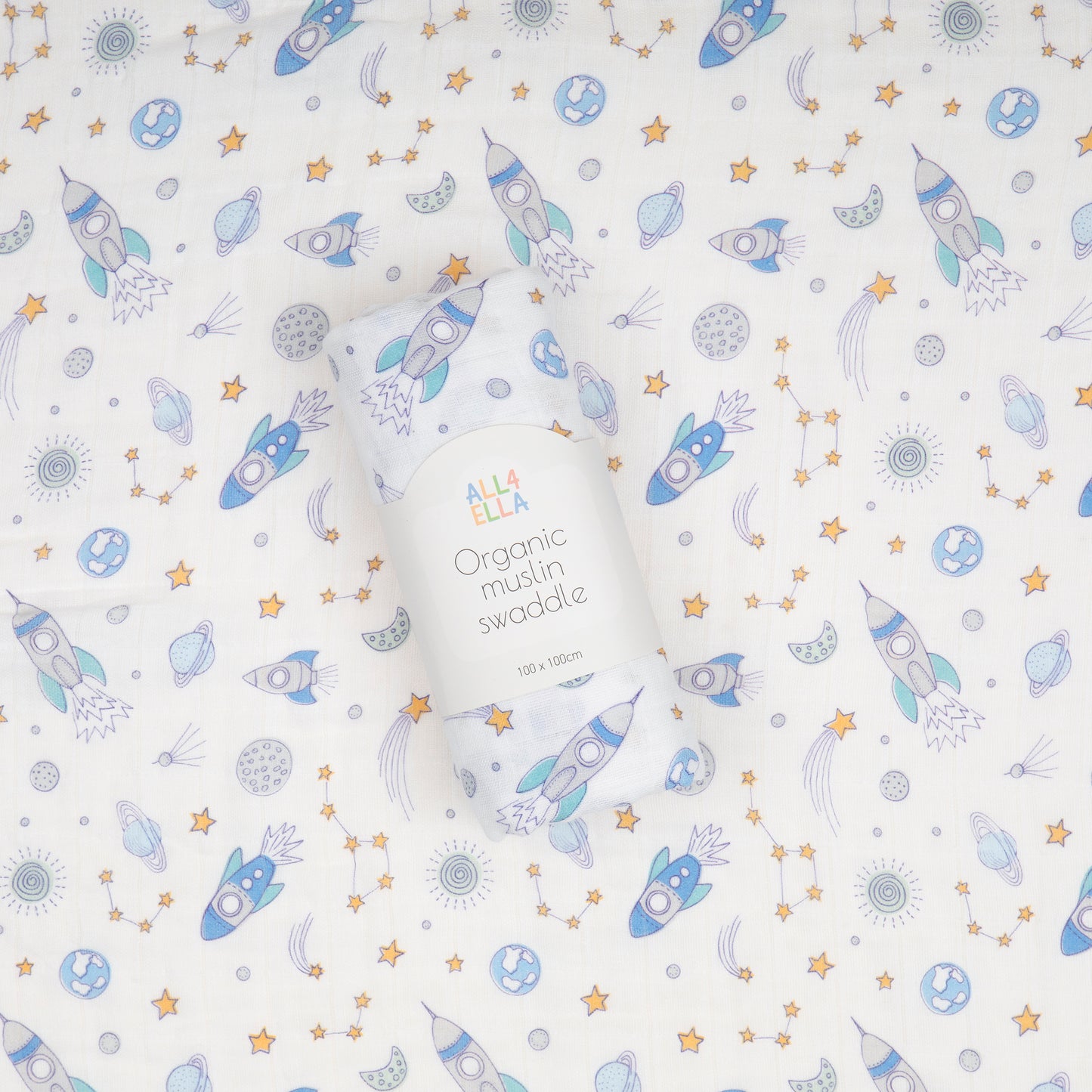 "All4Ella" - Organic Cotton Muslin Wraps