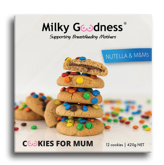 "Milky Goodness" - Lactation Cookies - M&M's/Nutella