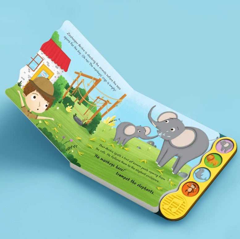 "Hinkler" - Sound Book - Monkey Business at the Zoo