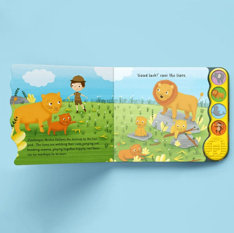 "Hinkler" - Sound Book - Monkey Business at the Zoo