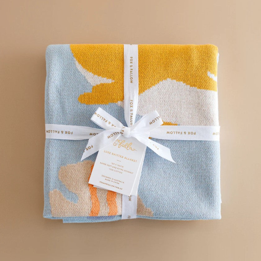 "Fox & Fallow" - Blanket - Ocean Creatures