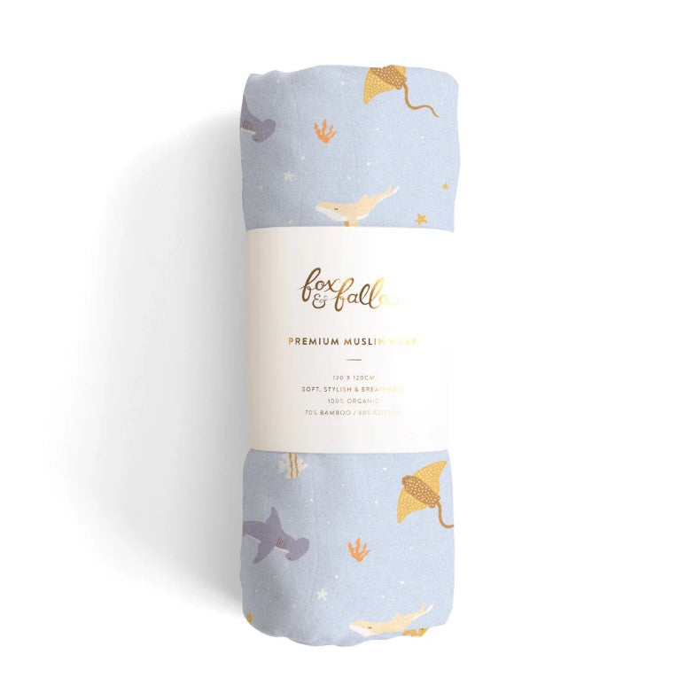 "Fox & Fallow" - Organic Muslin Swaddles
