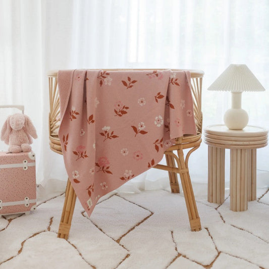 "Fox & Fallow" - Blanket - Peony