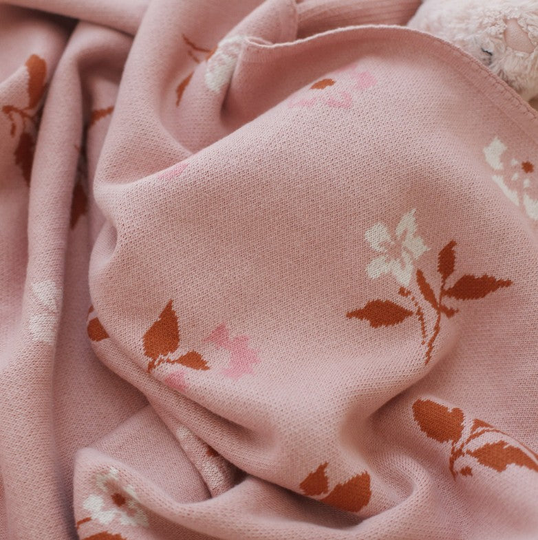 "Fox & Fallow" - Blanket - Peony
