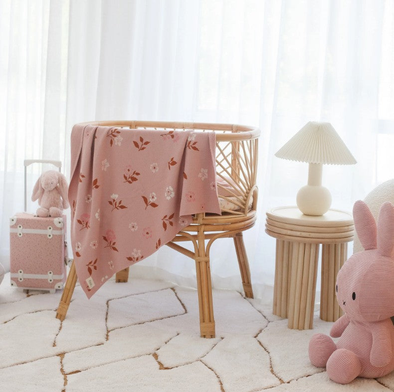 "Fox & Fallow" - Blanket - Peony