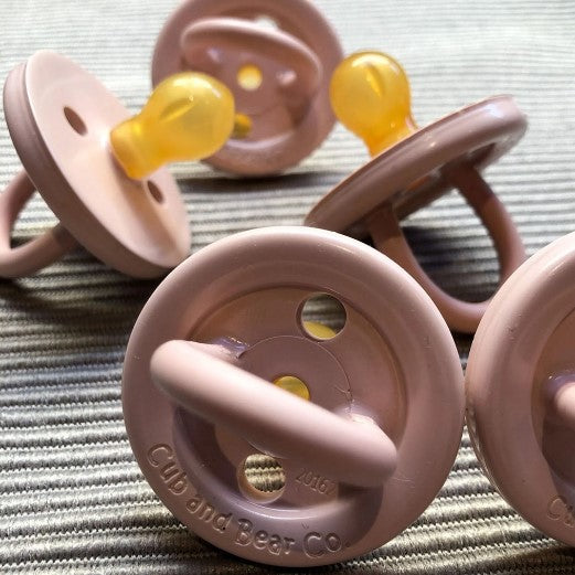 "Cub & Bear Co" - Natural Rubber Dummies - Blush