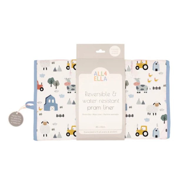 "All4Ella" - Reversible Pram Liners