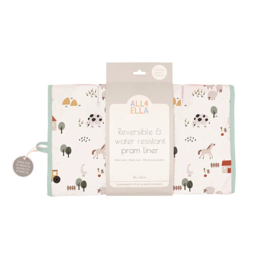 "All4Ella" - Reversible Pram Liners