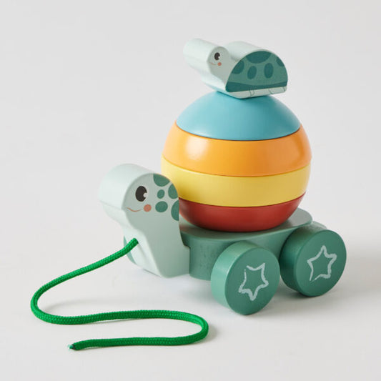 "Zookabee" - Pull Along Stacking Turtle