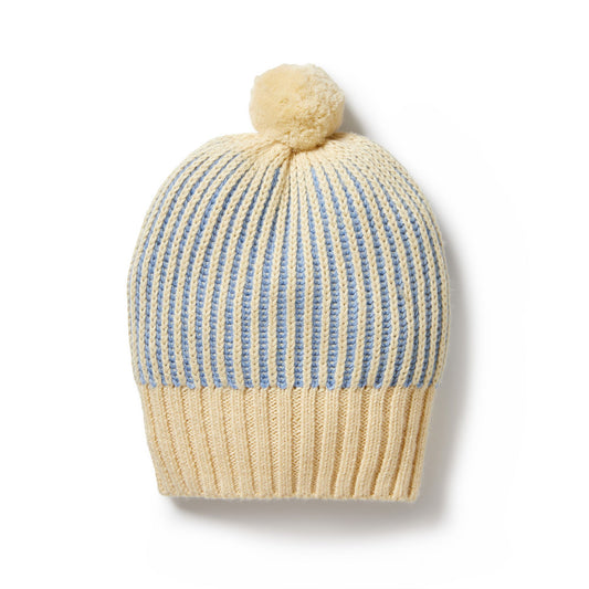 "Wilson & Frenchy" - Knitted Rib Beanie - Dew