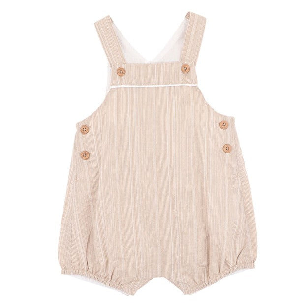 "Bebe" - Roman Stone Stripe Overalls