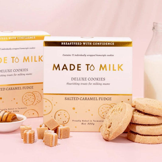 "Made to Milk" - Lactation Cookies - Salted Caramel Fudge