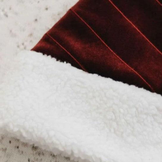"Christmas" - Bencer & Hazelnut Santa Hat - Red