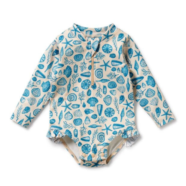 "Wilson & Frenchy" - L/S Swimsuit - Shells