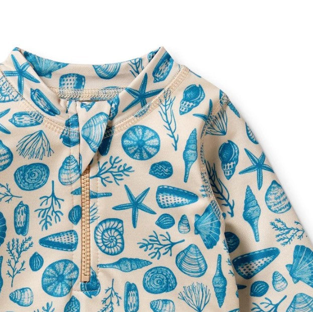 "Wilson & Frenchy" - L/S Swimsuit - Shells
